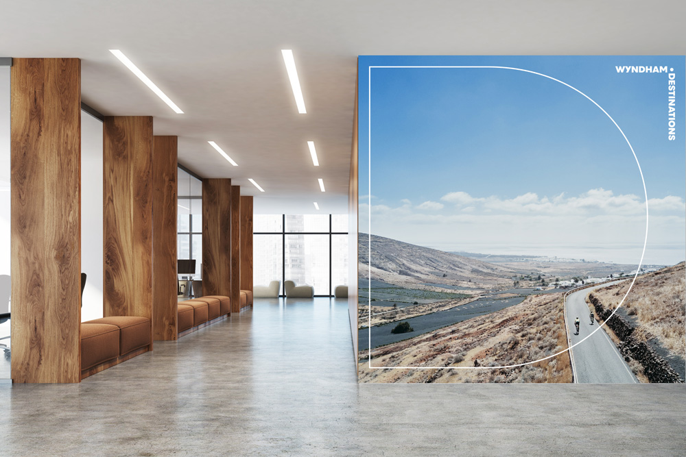 New logo and Identity for Wyndham Destinations by Siegel+Gale