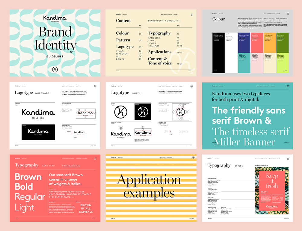 New logo and Identity for Kandima by Snask