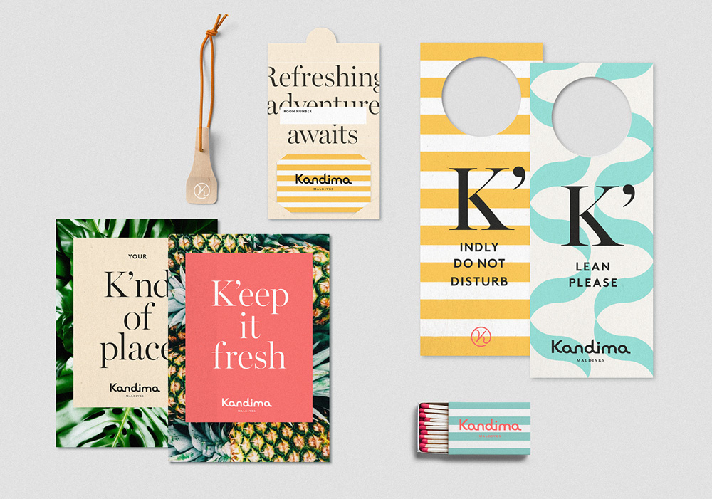 New logo and Identity for Kandima by Snask