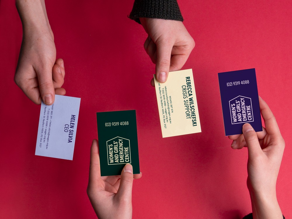 New logo and Identity for Women's and Girls' Emergency Centre by For The People