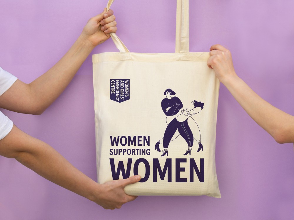 New logo and Identity for Women's and Girls' Emergency Centre by For The People