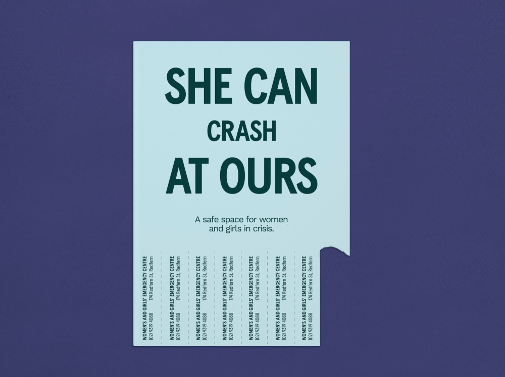 New logo and Identity for Women's and Girls' Emergency Centre by For The People