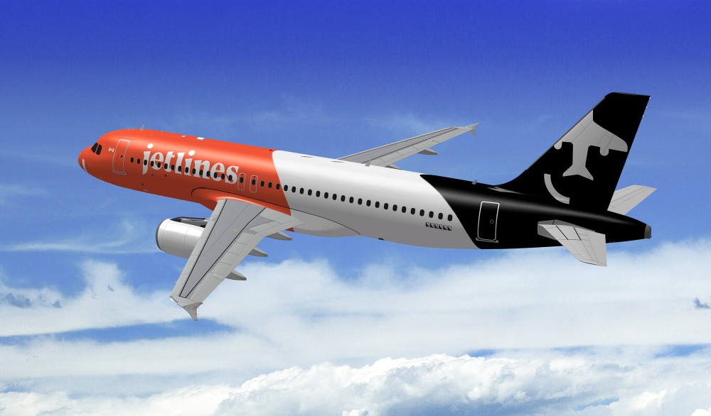 New logo , Identity, and Livery for Canada Jetlines by Cossette