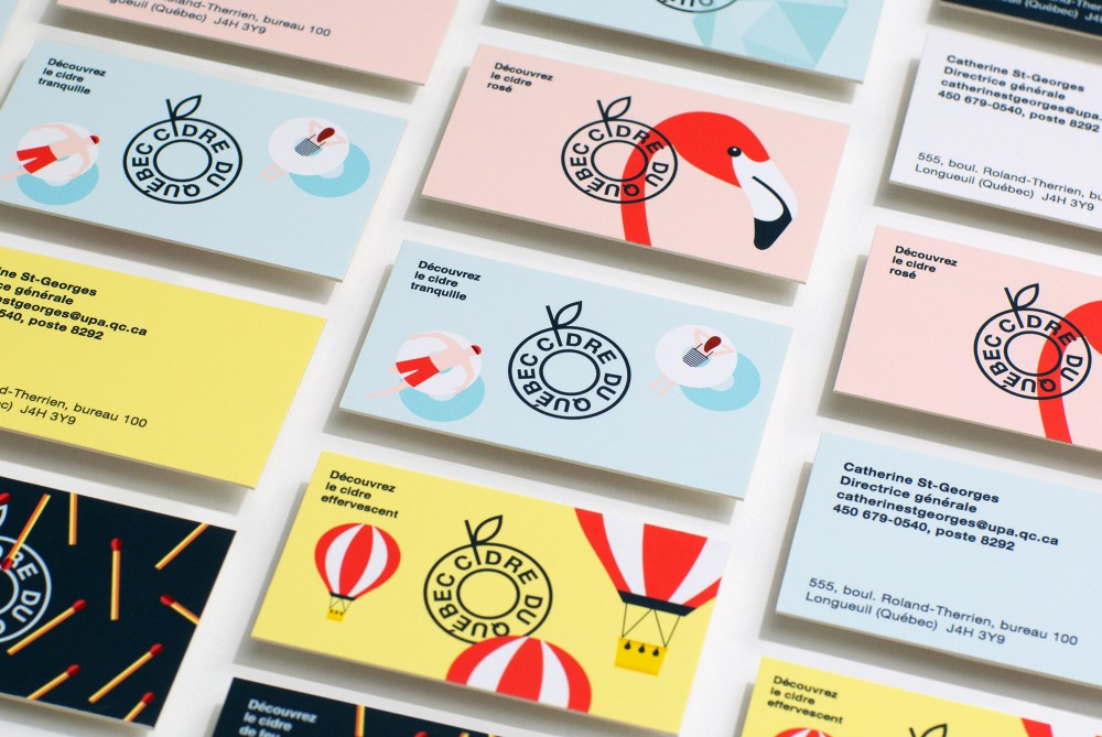 New logo and Identity for Producteurs de Cidre du Québec by lg2