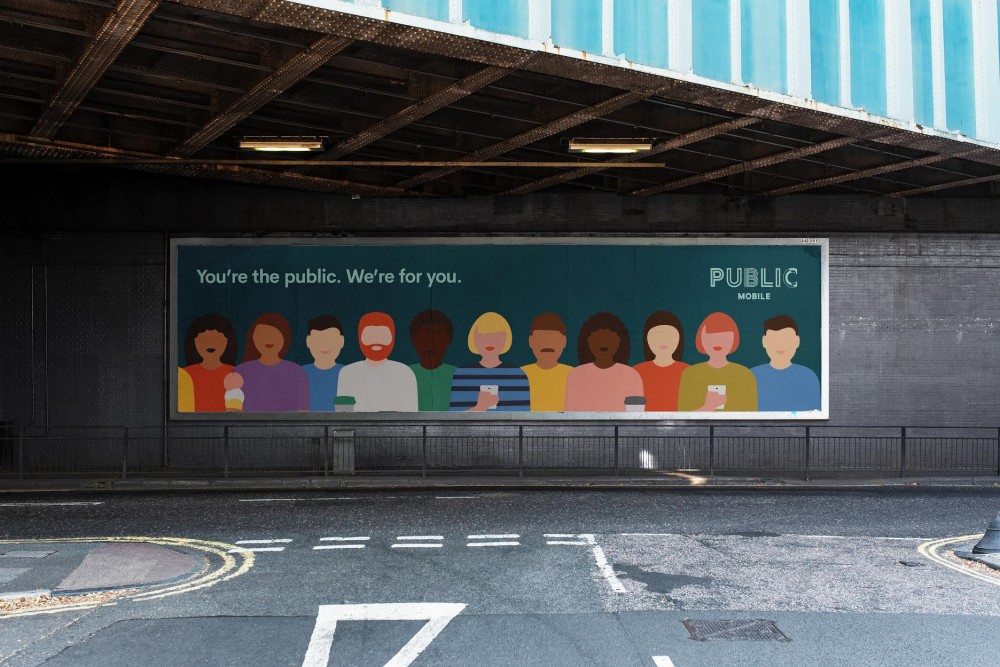 New logo and Campaign for Public Mobile by Cossette