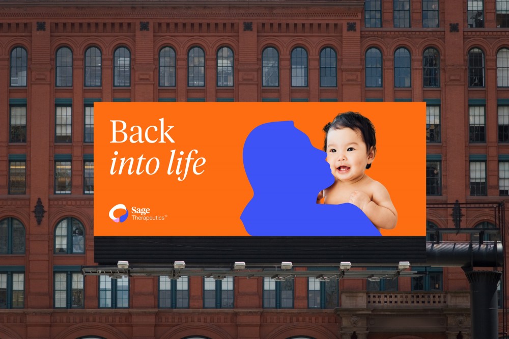 New logo and Identity for Sage Therapeutics by Wolff Olins