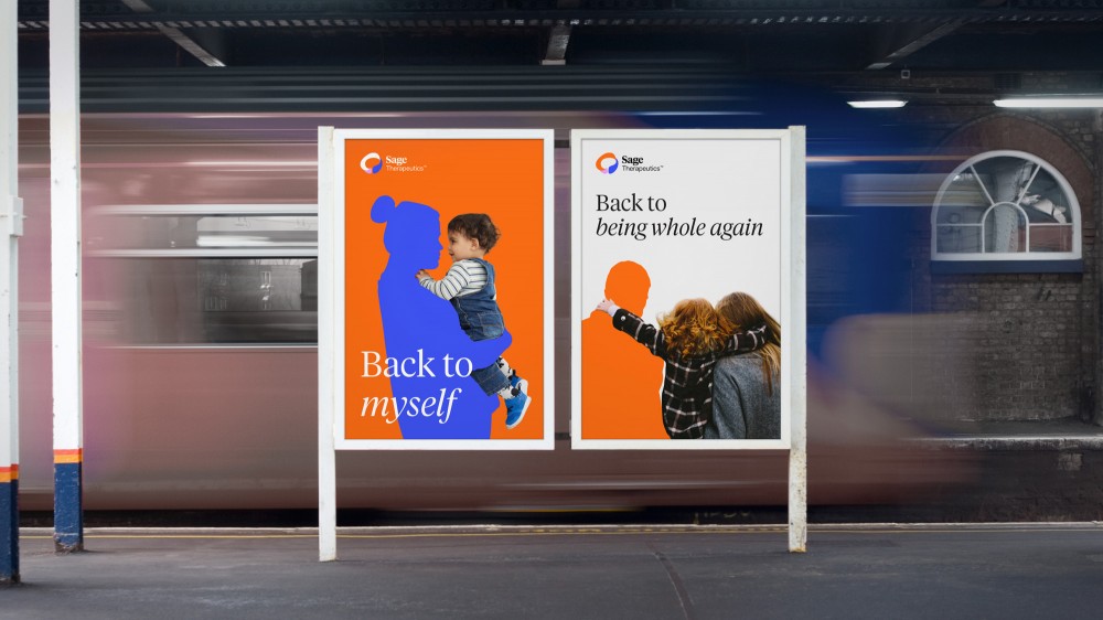 New logo and Identity for Sage Therapeutics by Wolff Olins