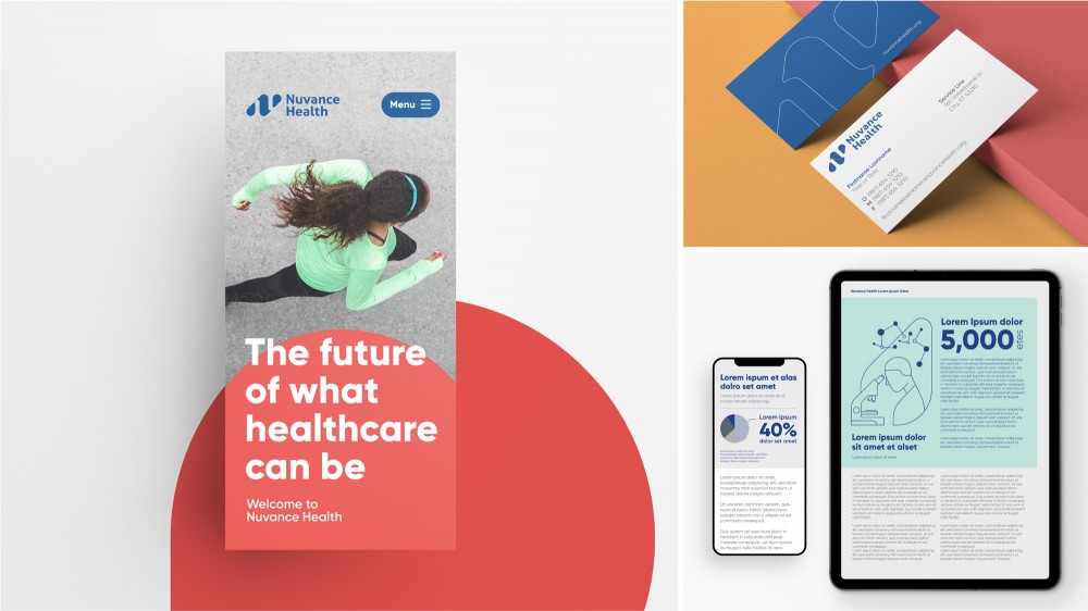 New logo and Identity for Nuvance Health by Monigle
