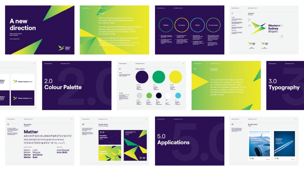 New logo and Identity for Western Sydney Airport by Traffic