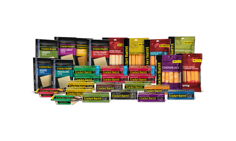 New  logo  and Packaging for Cracker Barrel Cheese by BrandOpus