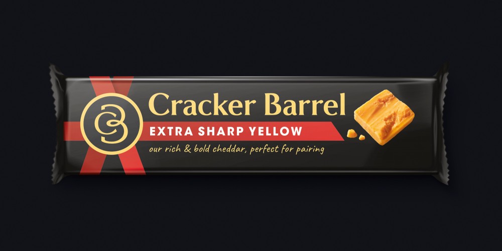 New  logo  and Packaging for Cracker Barrel Cheese by BrandOpus