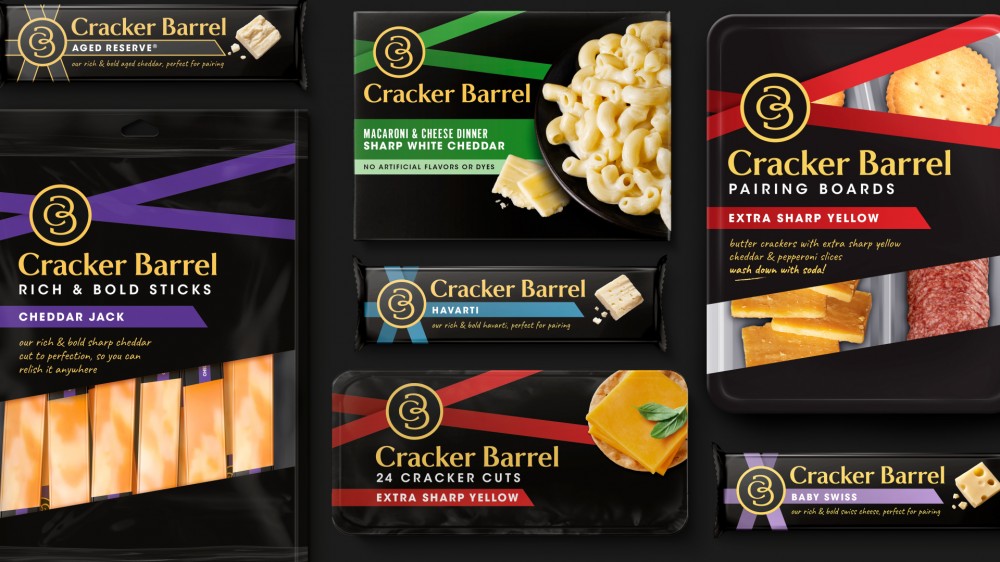 New  logo  and Packaging for Cracker Barrel Cheese by BrandOpus