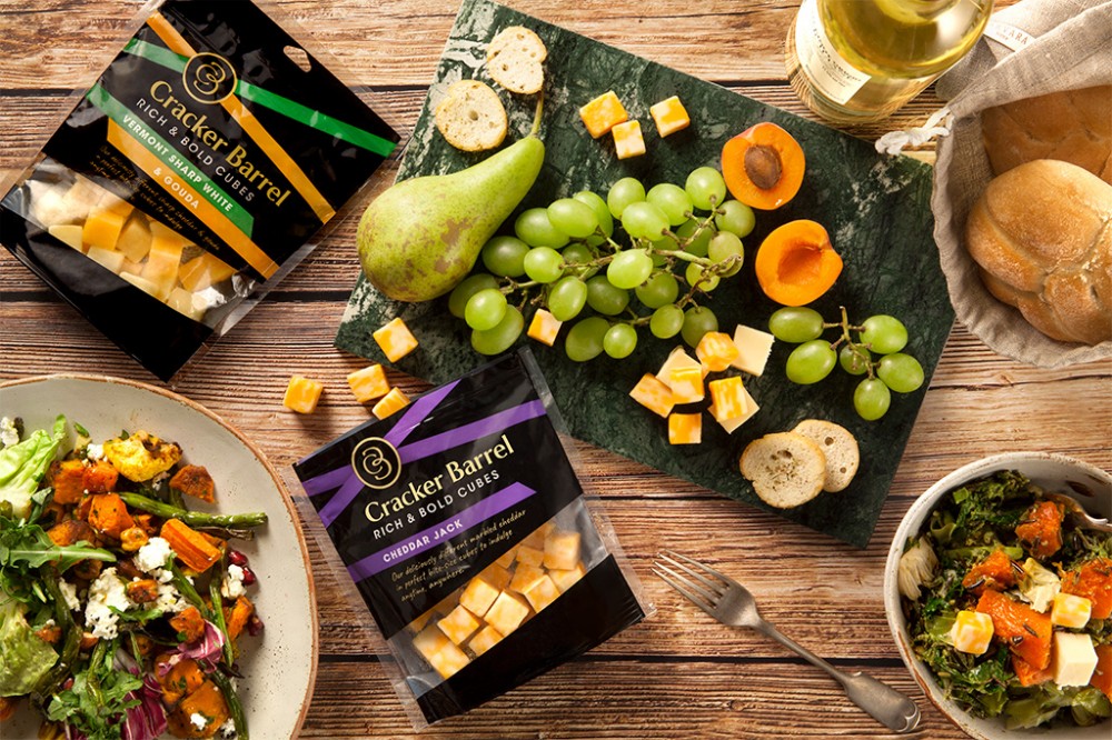 New  logo  and Packaging for Cracker Barrel Cheese by BrandOpus