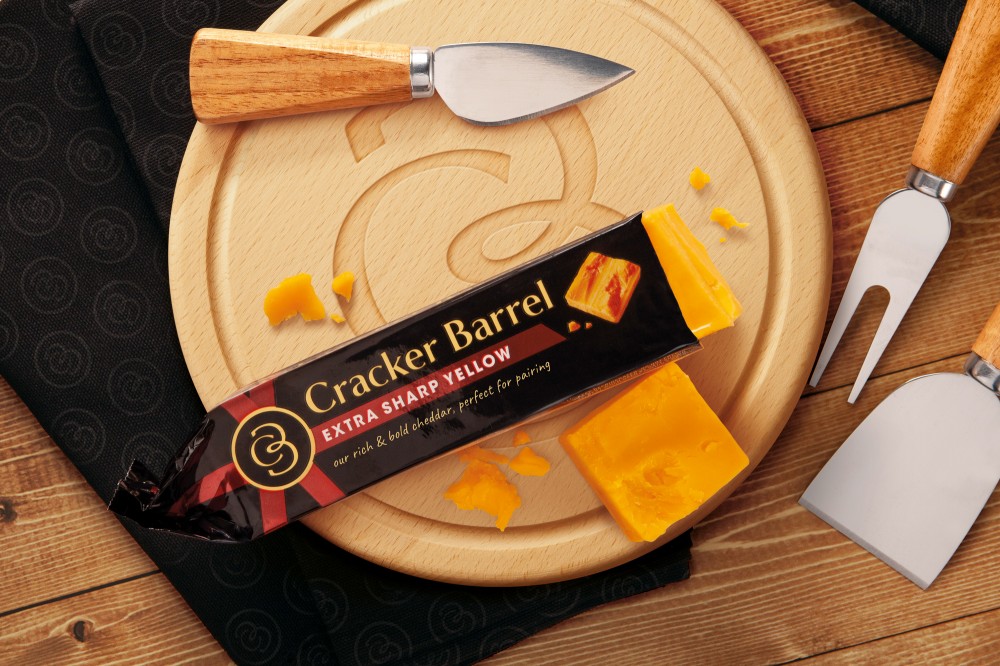 New  logo  and Packaging for Cracker Barrel Cheese by BrandOpus