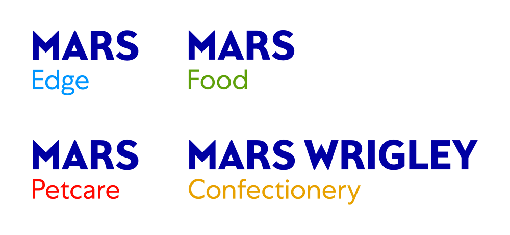 New logo for Mars by Jones Knowles Ritchie