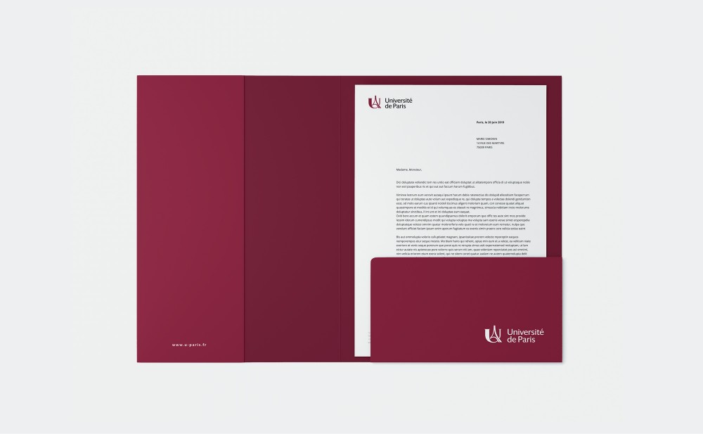 New logo and Identity for Université de Paris by Graphéine