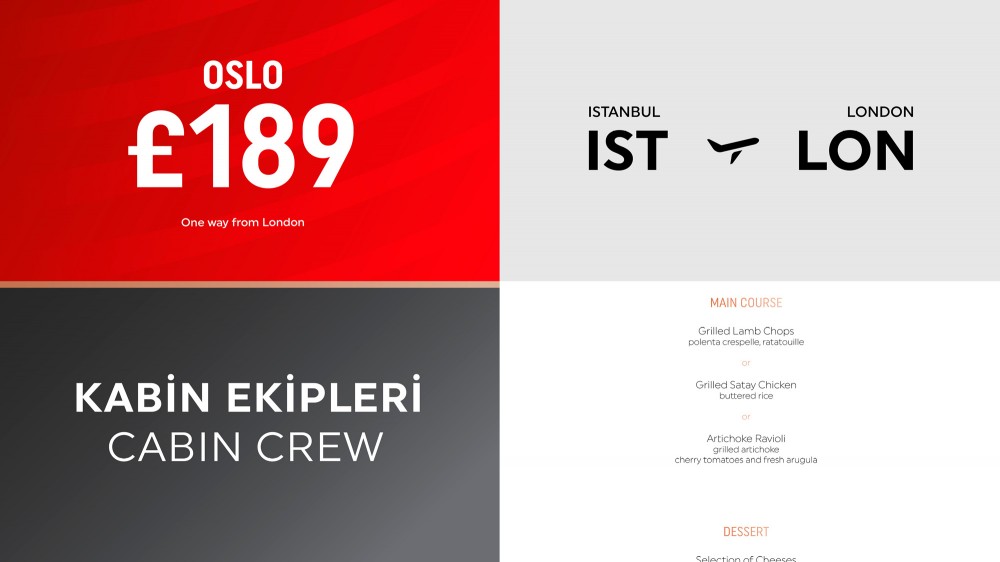 New logo and Identity for Turkish Airlines by Imagination