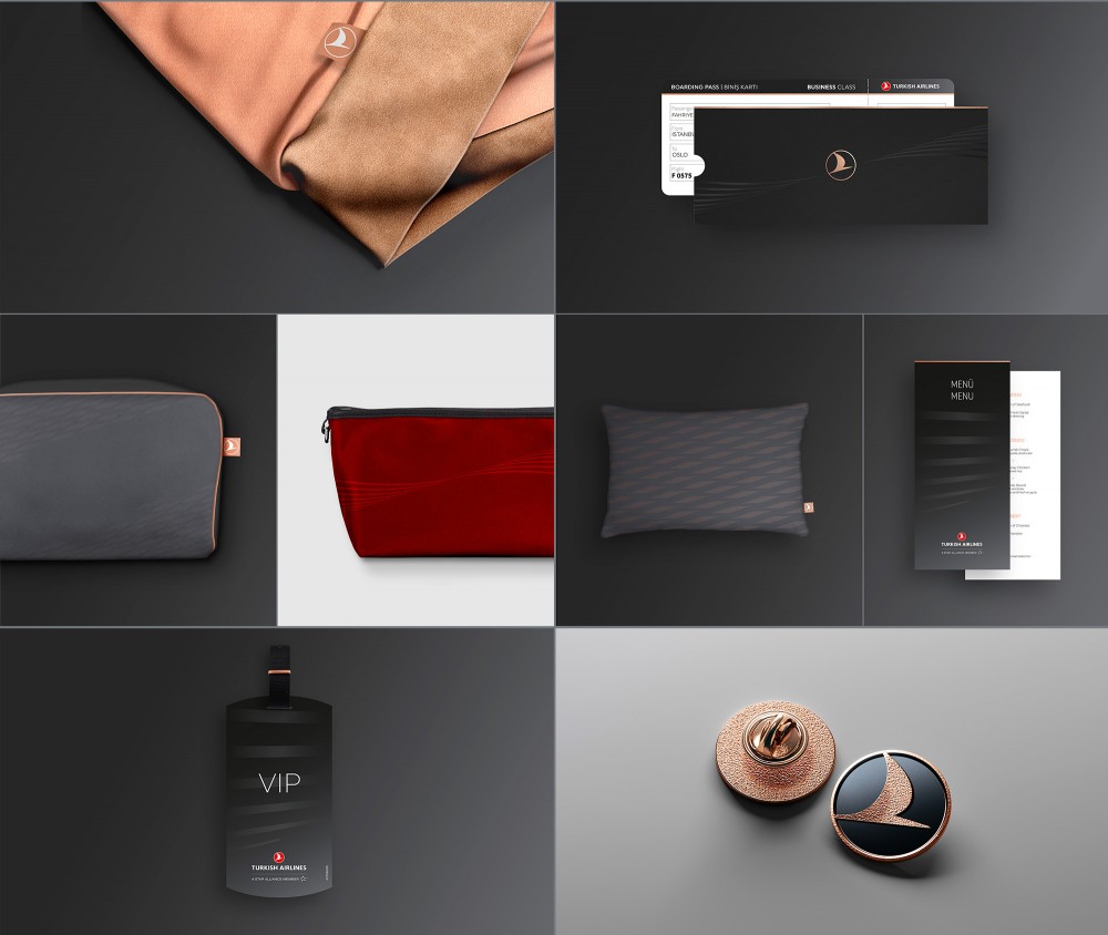 New logo and Identity for Turkish Airlines by Imagination