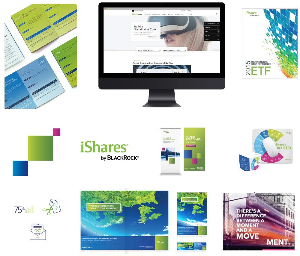 New logo and Identity for iShares by Turner Duckworth