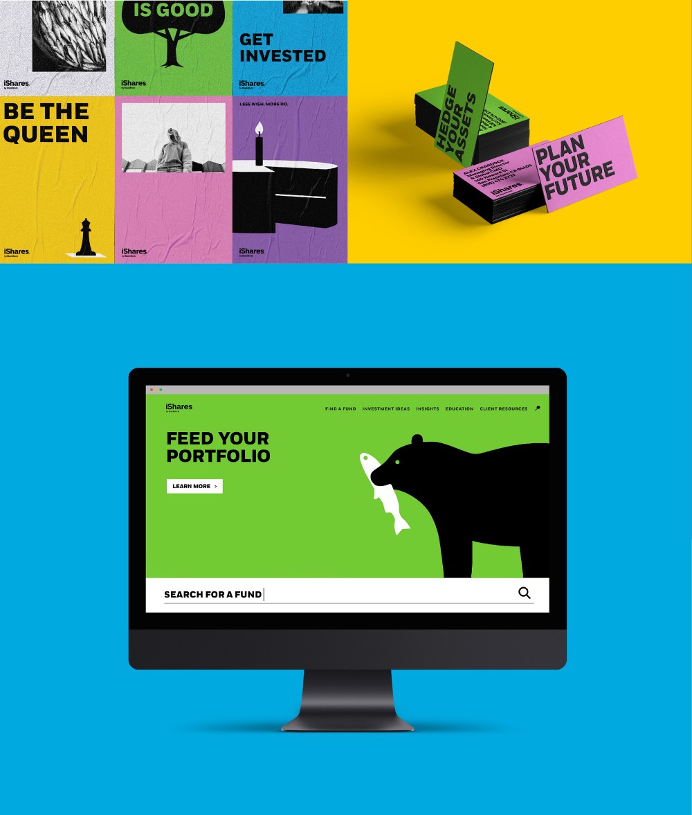 New logo and Identity for iShares by Turner Duckworth