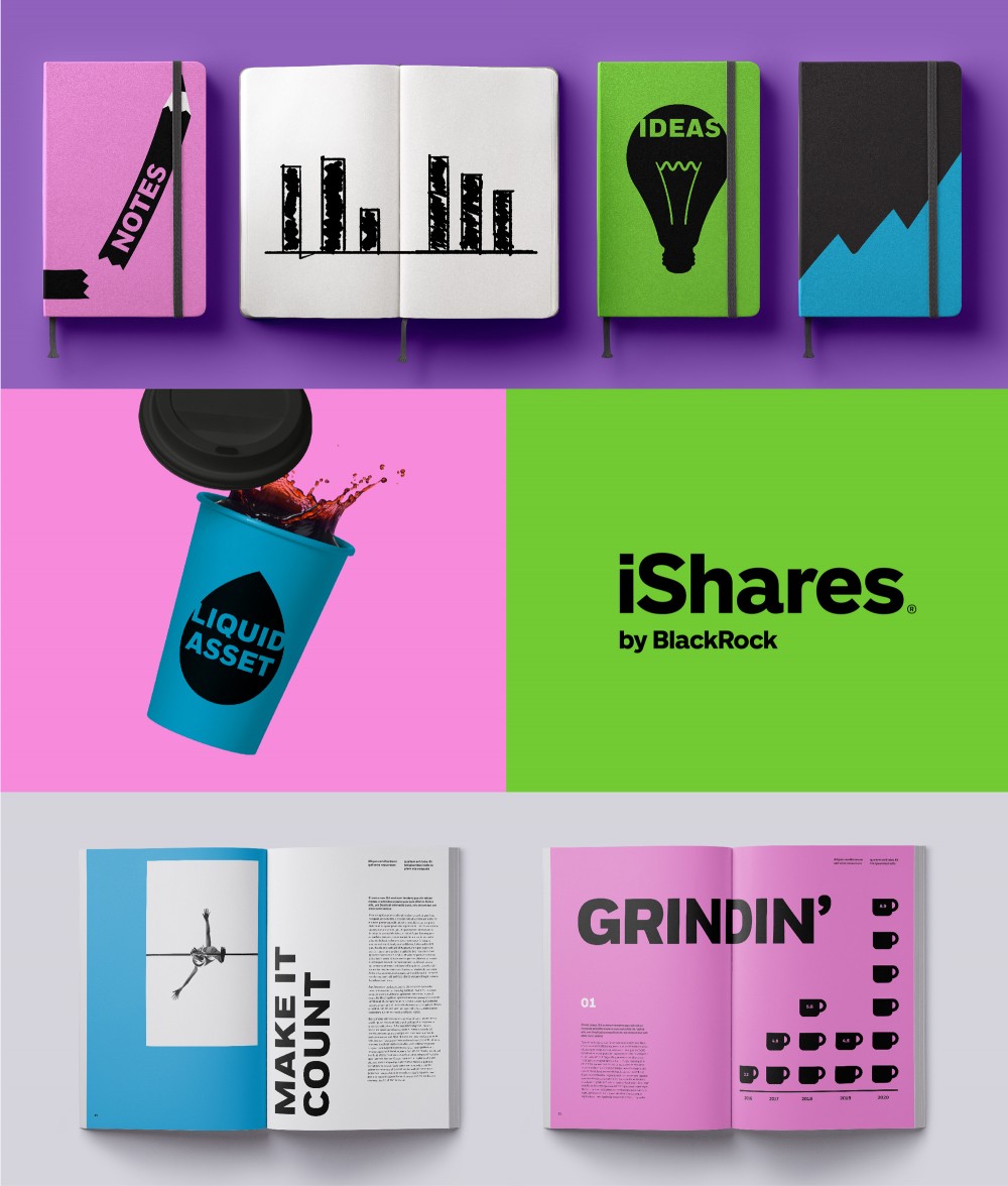 New logo and Identity for iShares by Turner Duckworth