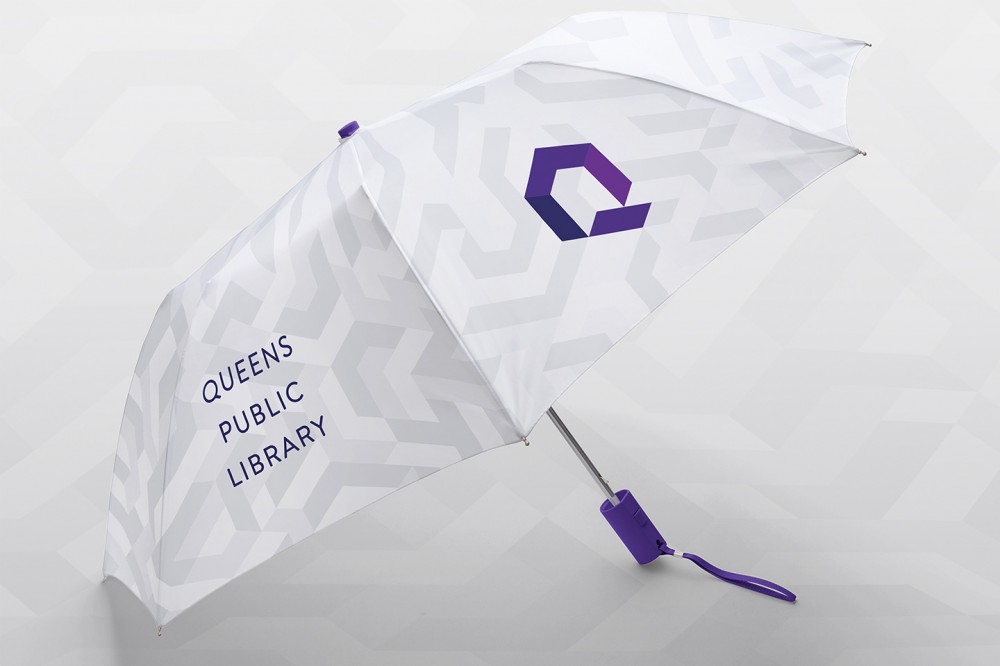 New logo and Identity for Queens Public Library by Doublespace