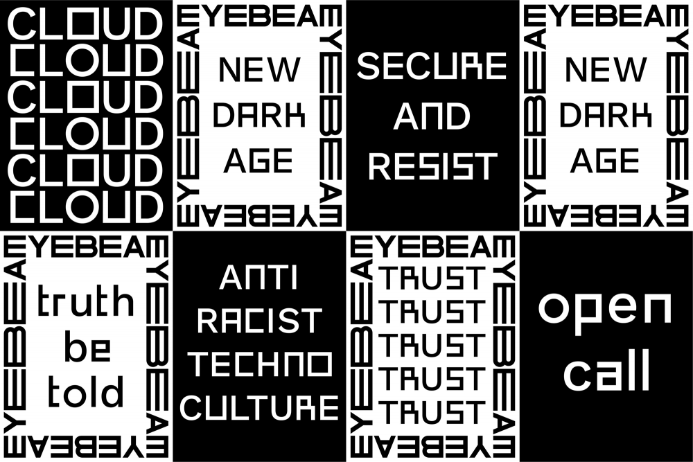 New logo and Identity for Eyebeam by Mother Design