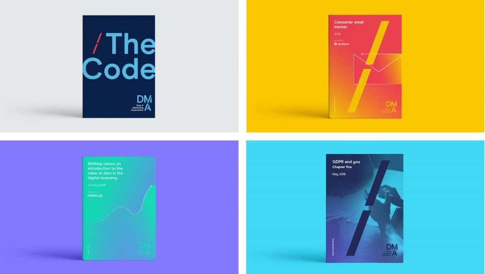 New logo and Identity for Data & Marketing Association by Jack Renwick Studio