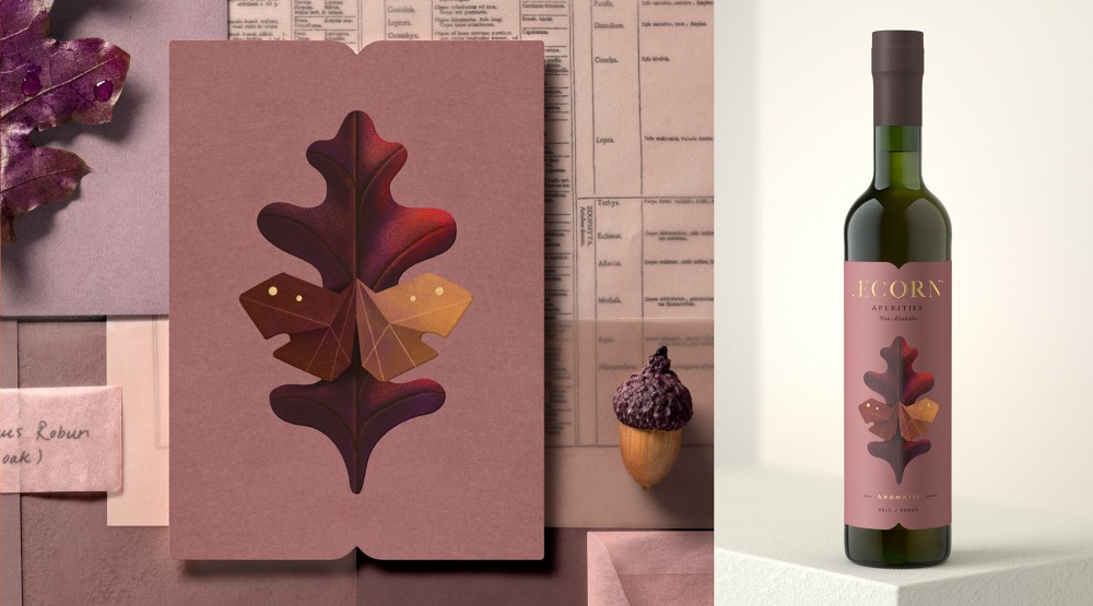 New logo and Packaging for Æcorn Aperitifs by Pearlfisher