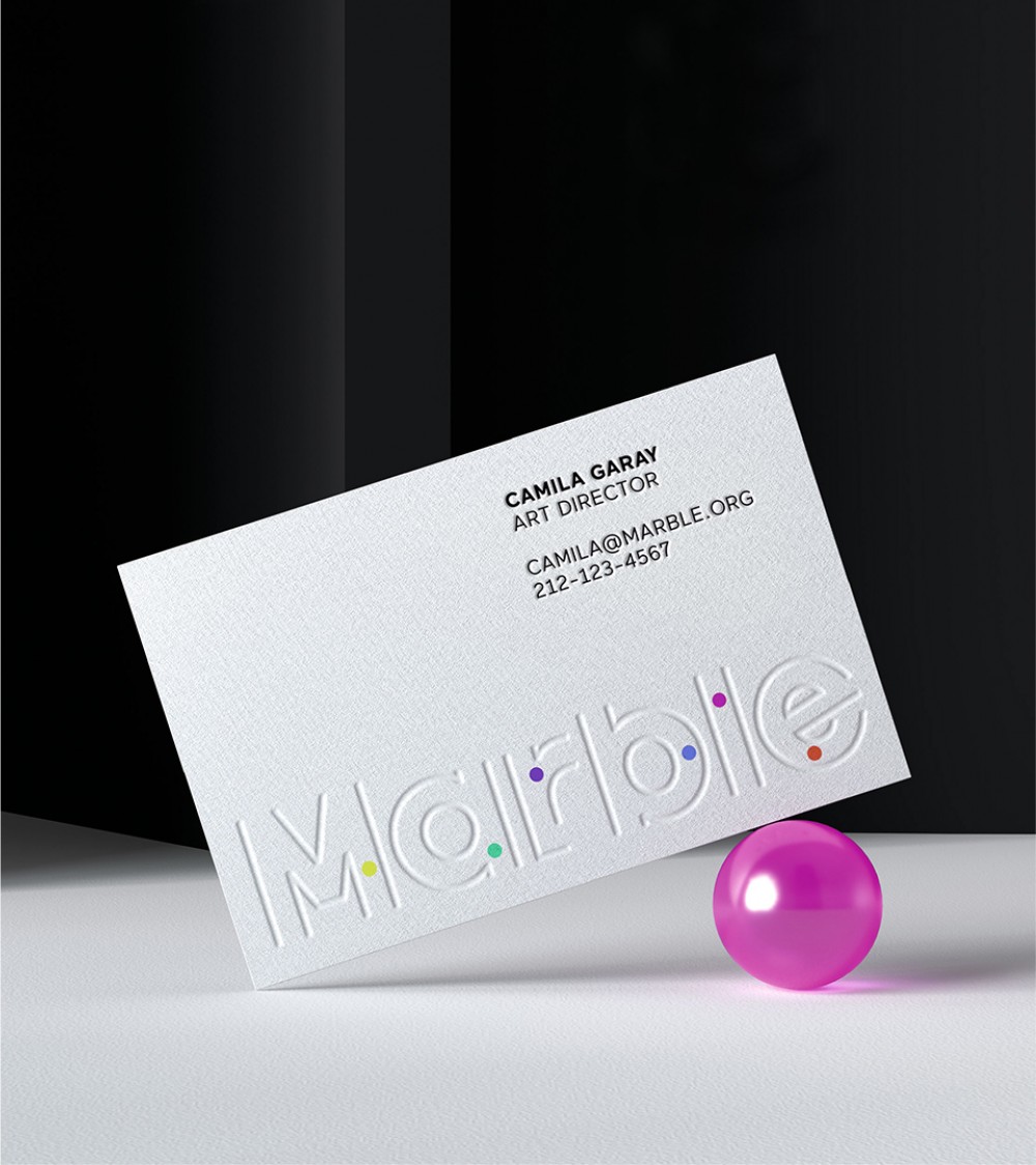 New Name, logo , and Identity for Marble by Jones Knowles Ritchie