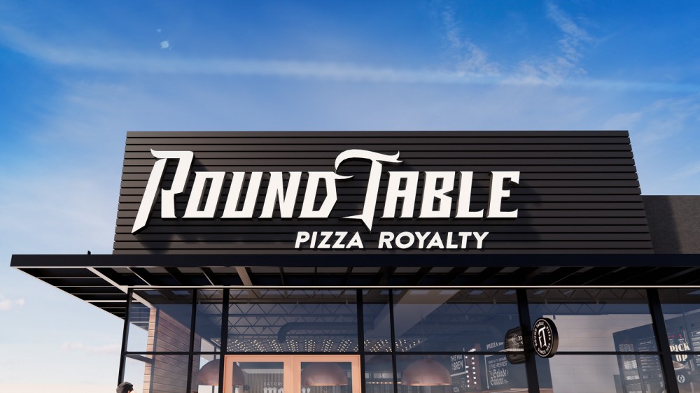 New logo and Identity for Round Table Pizza by Sterling-Rice Group