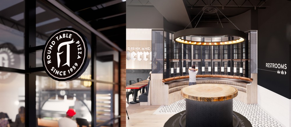 New logo and Identity for Round Table Pizza by Sterling-Rice Group