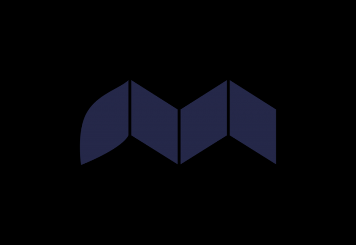mirvac logo, transparent, blue, symbol