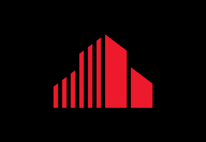 cushman wakefield logo, transparent, red, symbol
