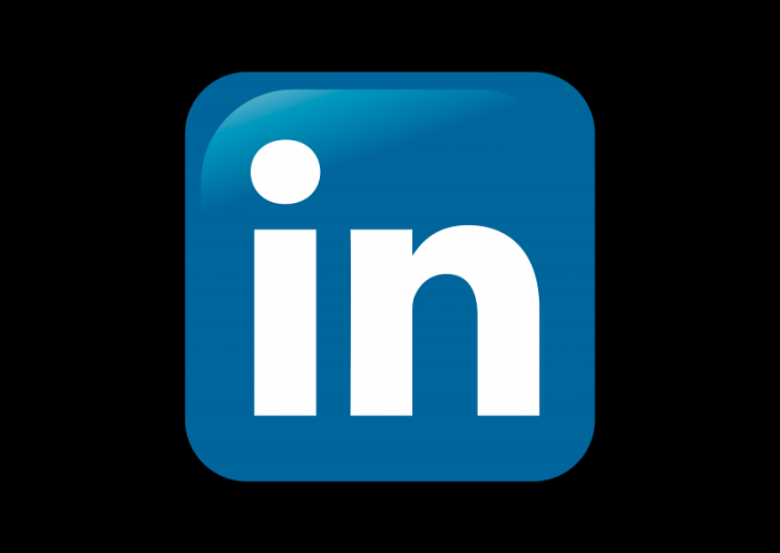 Linkedin symbol transparent