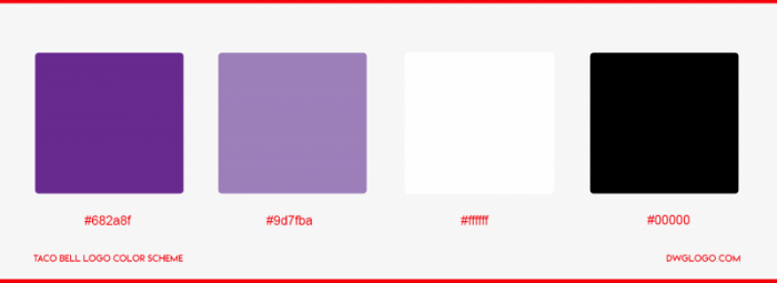 taco bell logo color scheme