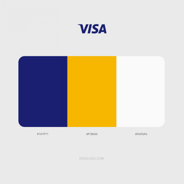 visa logo colors