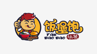 饭堡饱LOGO
