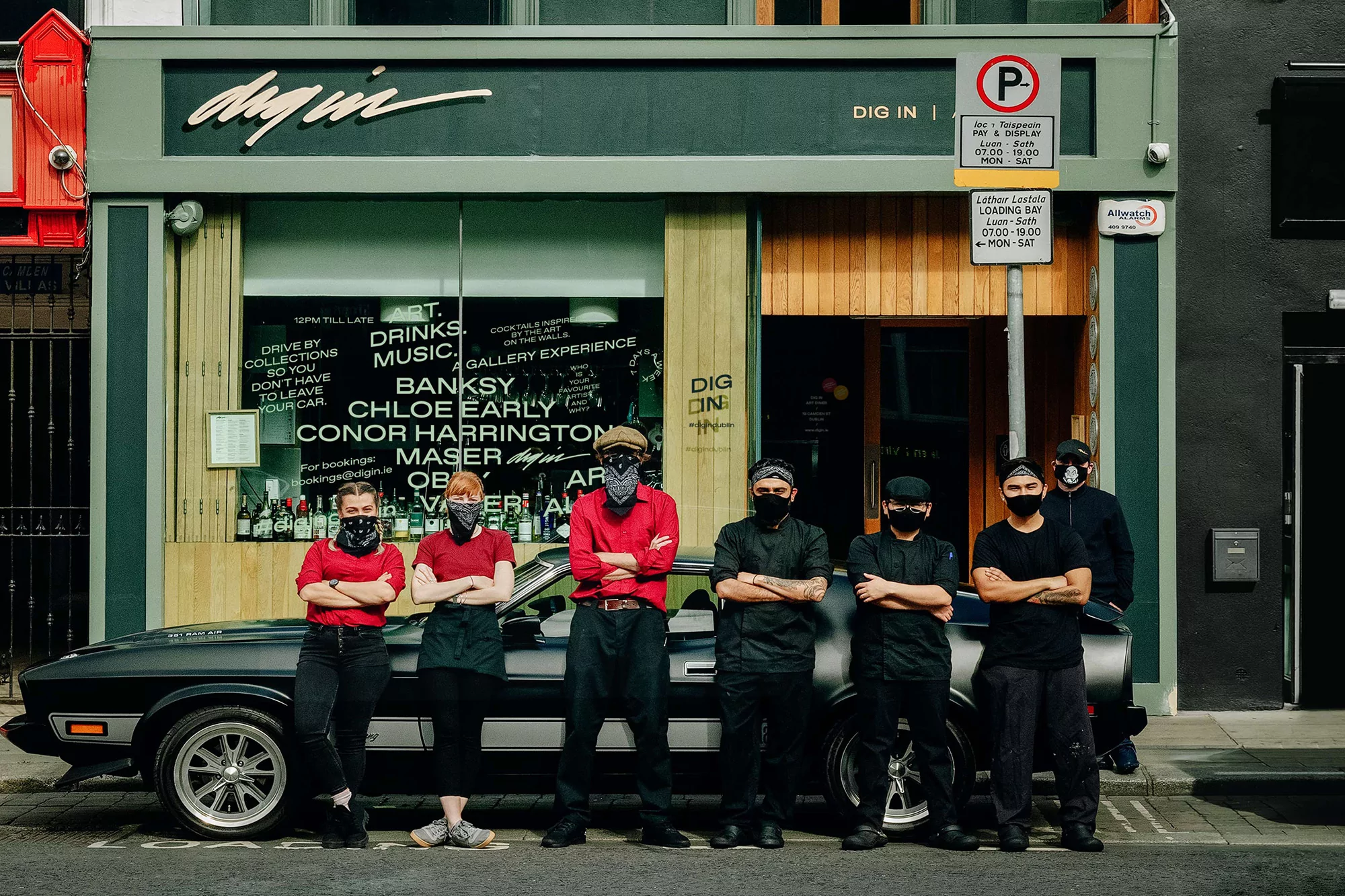 Korak Studio’s punchy identity for DIG IN Art Diner takes inspiration from street art and graffiti