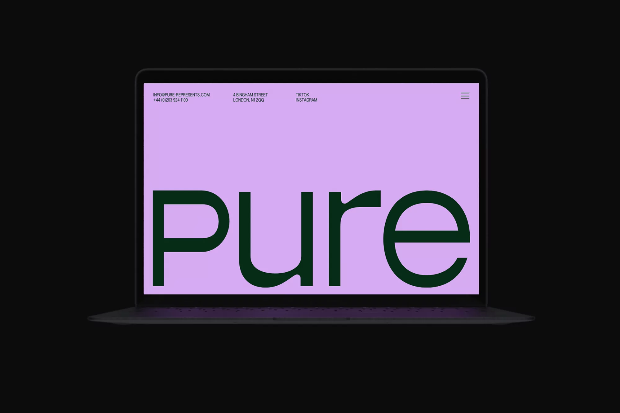 Studio Kiln’s colourful identity for Pure represents the connection between artist and audience