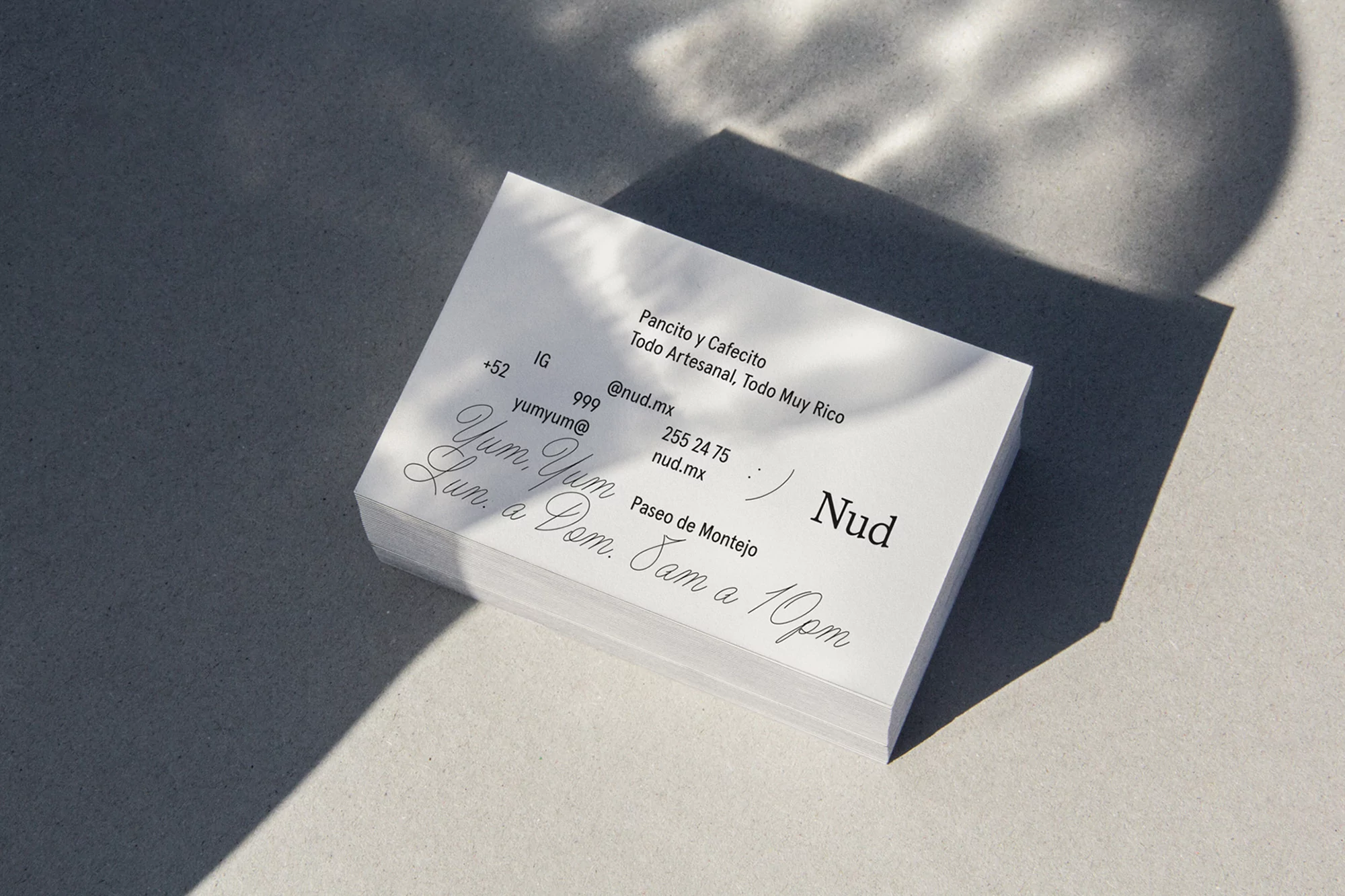 Maniac Studio’s delightful identity for Nud captures the simple joy of bread and coffee combined