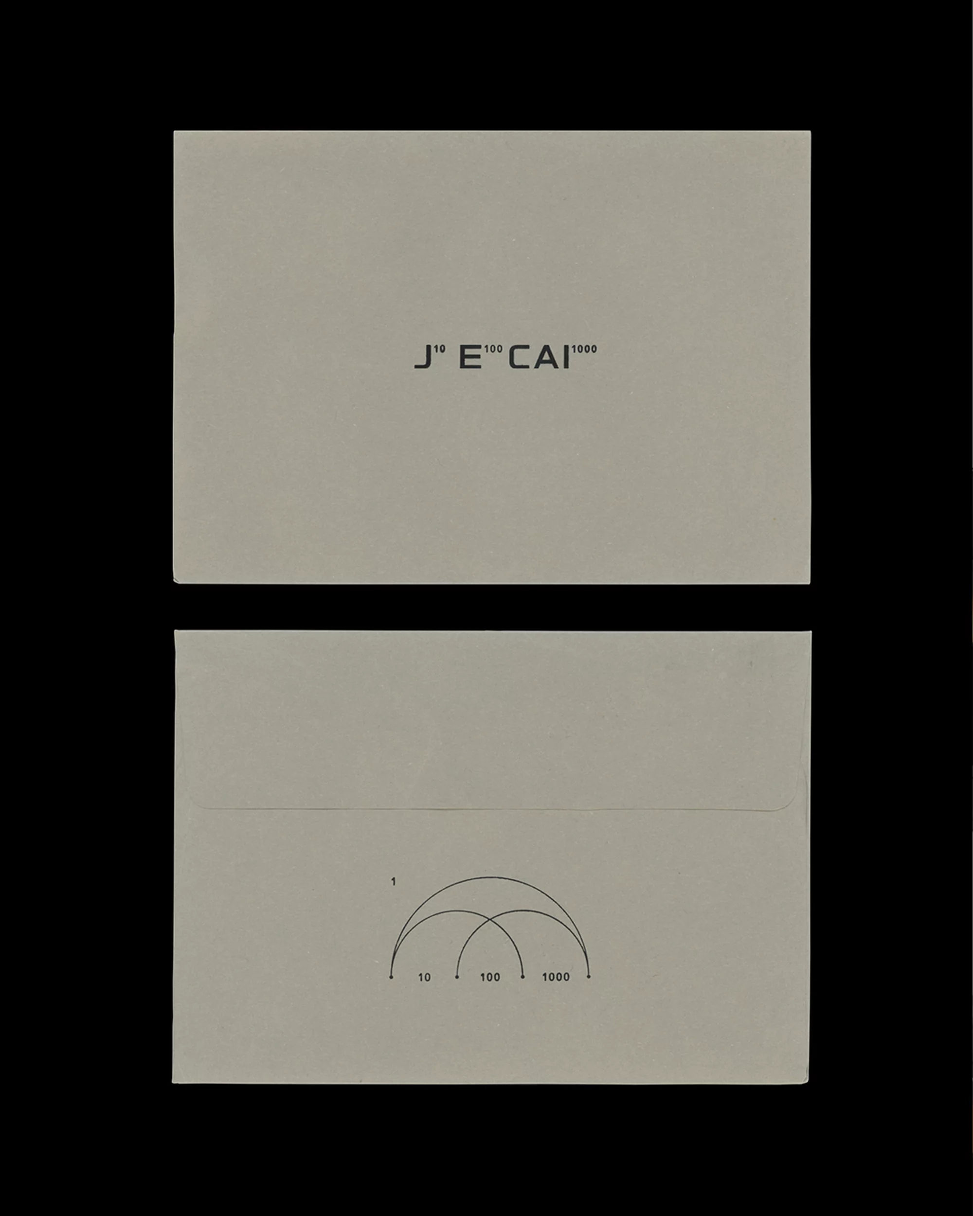Daily Dialogue’s coded identity for J E CAI mirrors the designer’s exploration of order and chaos
