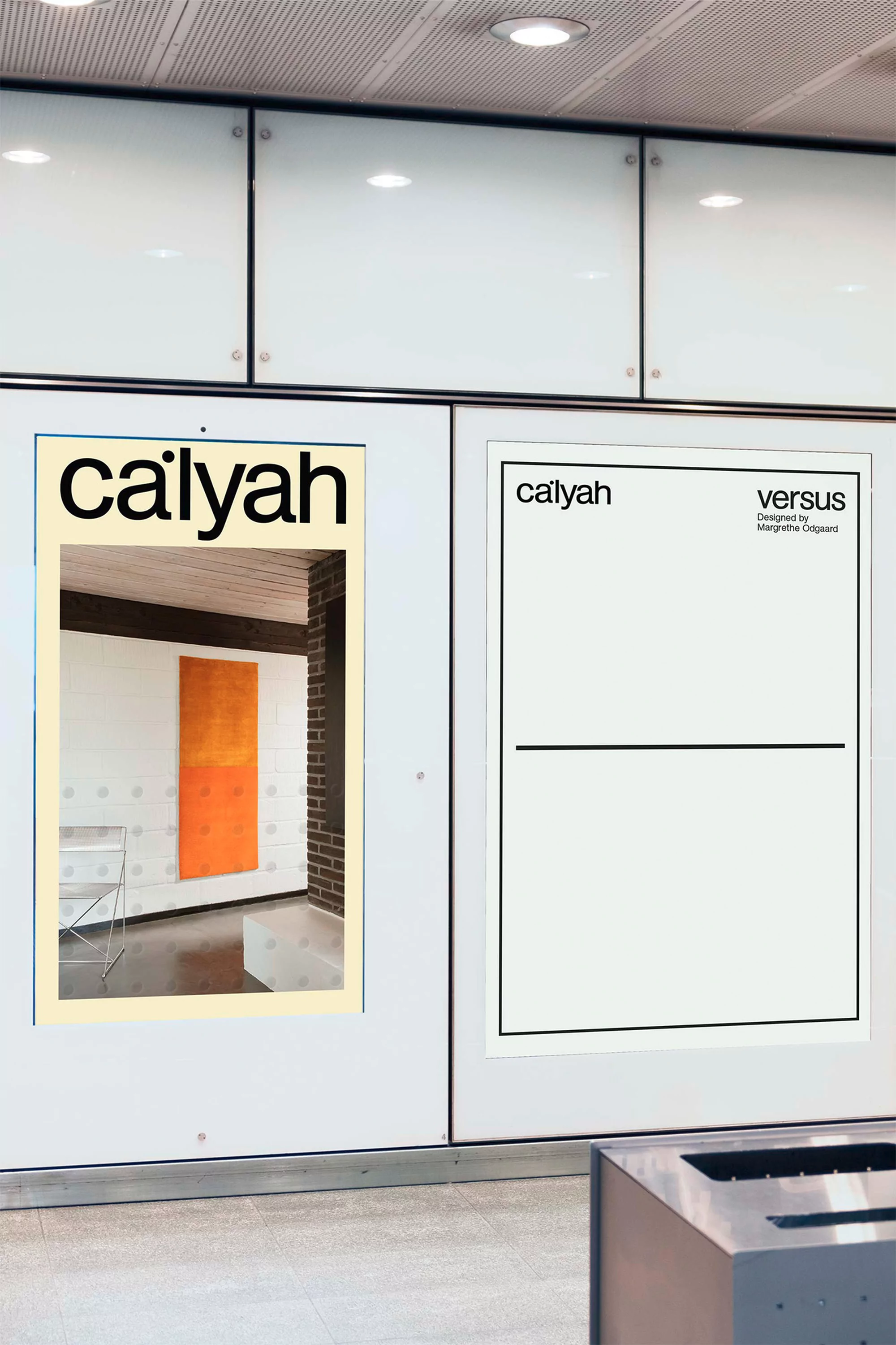 KIOSK STUDIO opt for aesthetic unity in their chromatic identity for Danish furniture brand Ca’lyah