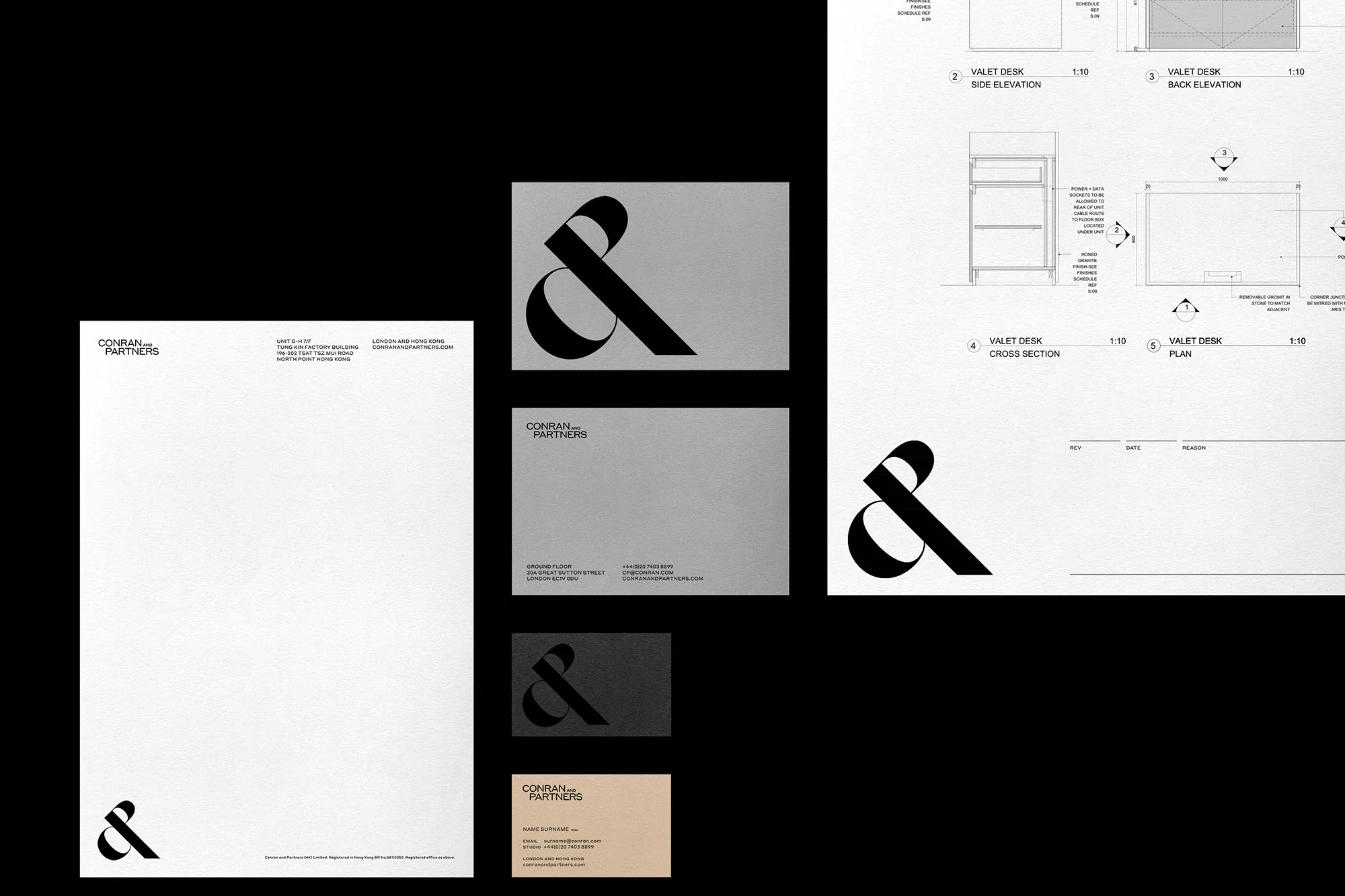 DutchScot create an ingenious identity for the iconic architecture practice Conran and Partners