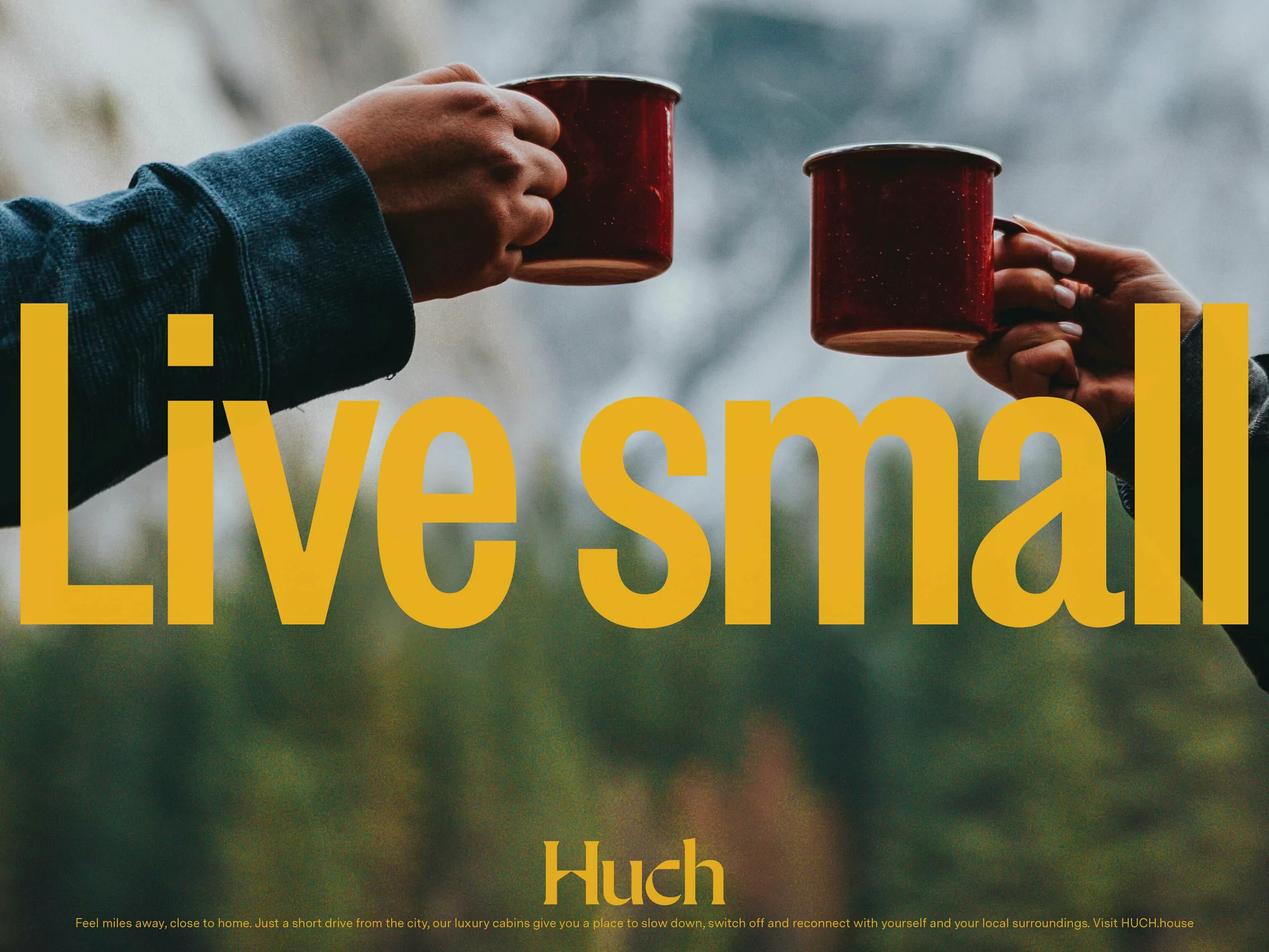 Christopher Doyle & Co.’s bold identity for Huch invites us to a cosy cabin in the wilderness
