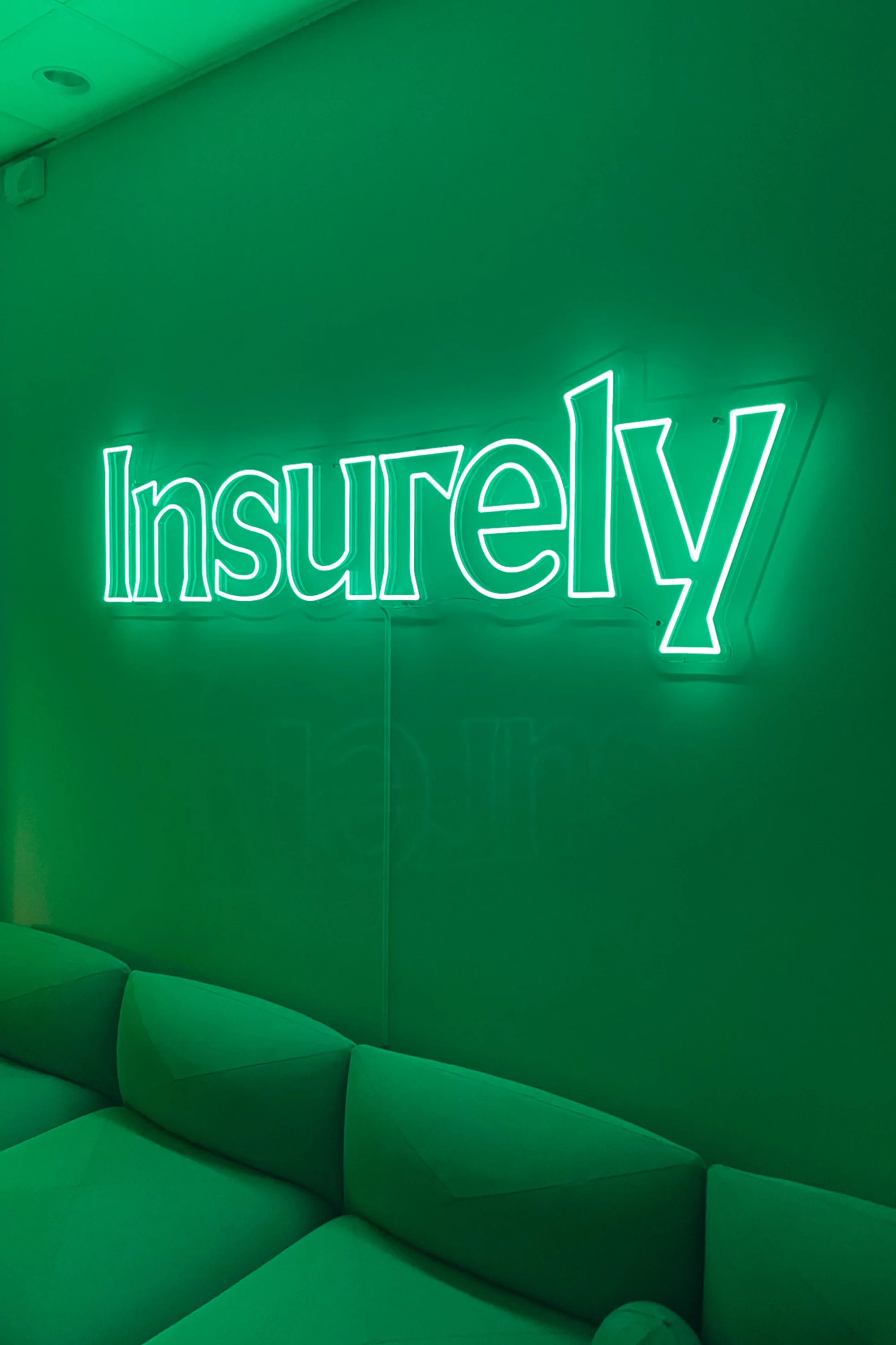 OKTO combine custom type, tech and 3D in their composed identity for insurtech brand Insurely