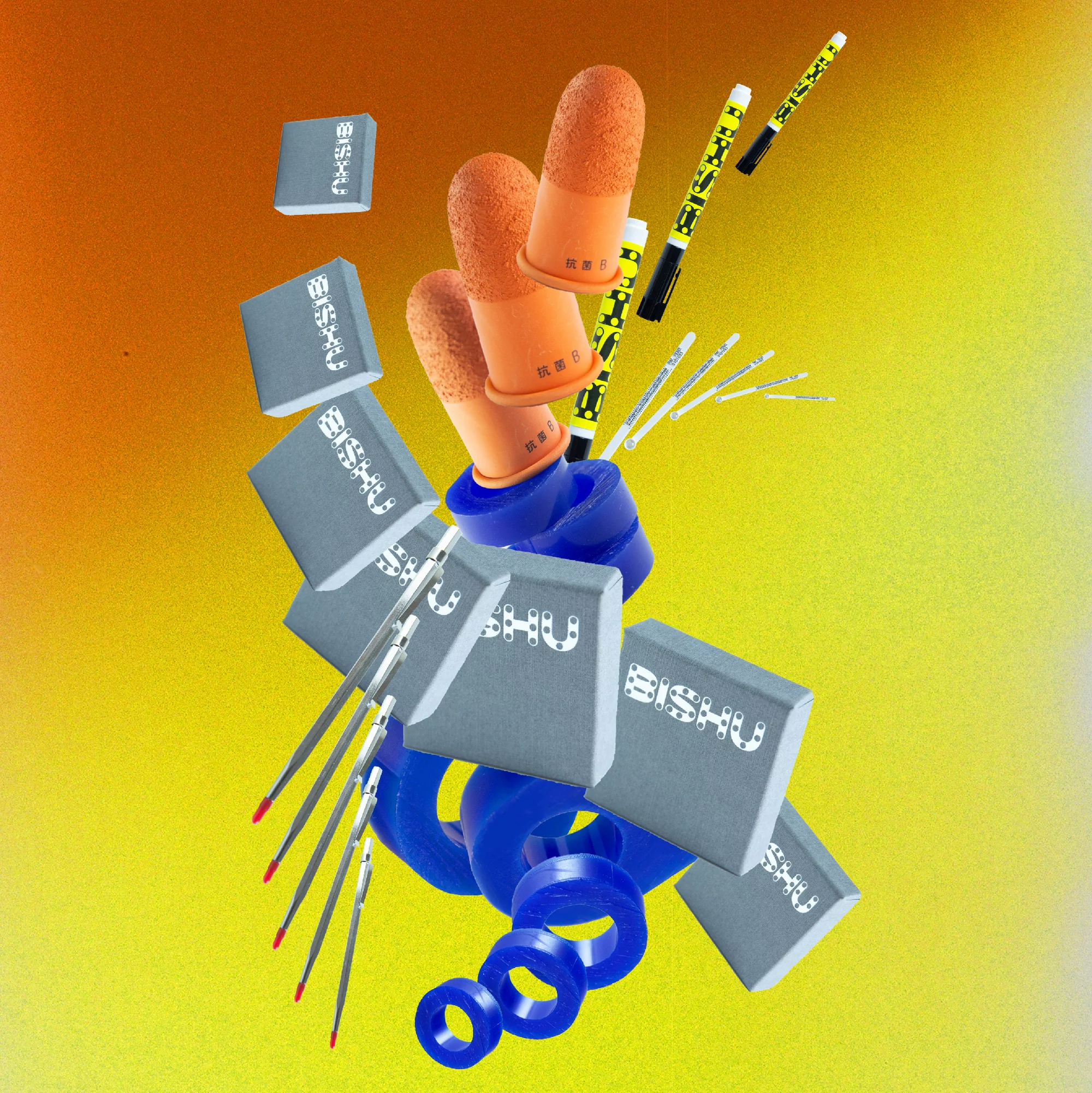 Kevin Högger places the ring-making process at the front-and-centre of BISHU’s punchy identity