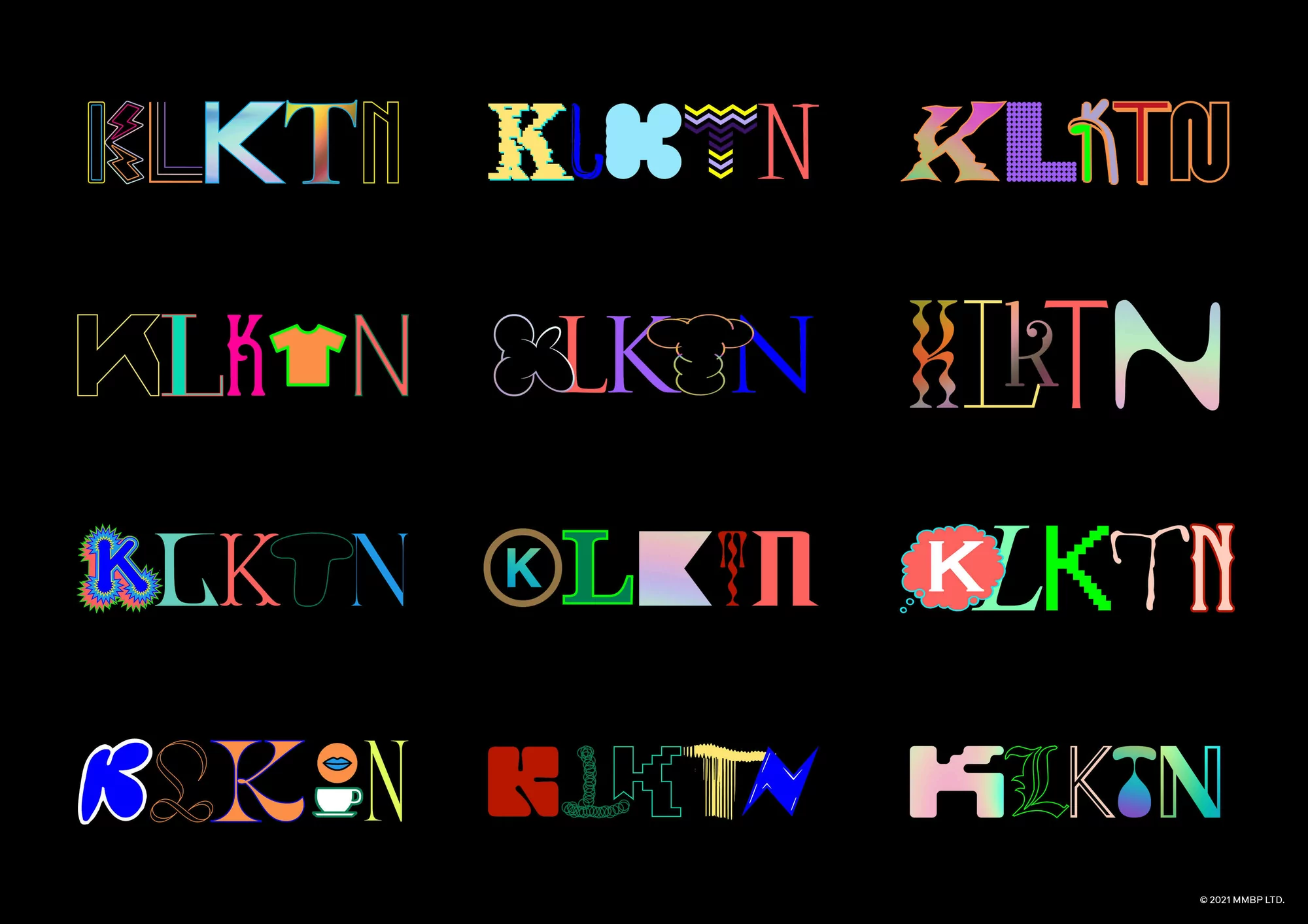 MMBP & Associates’ eclectic identity for KLKTN balances mass typography and modern technology