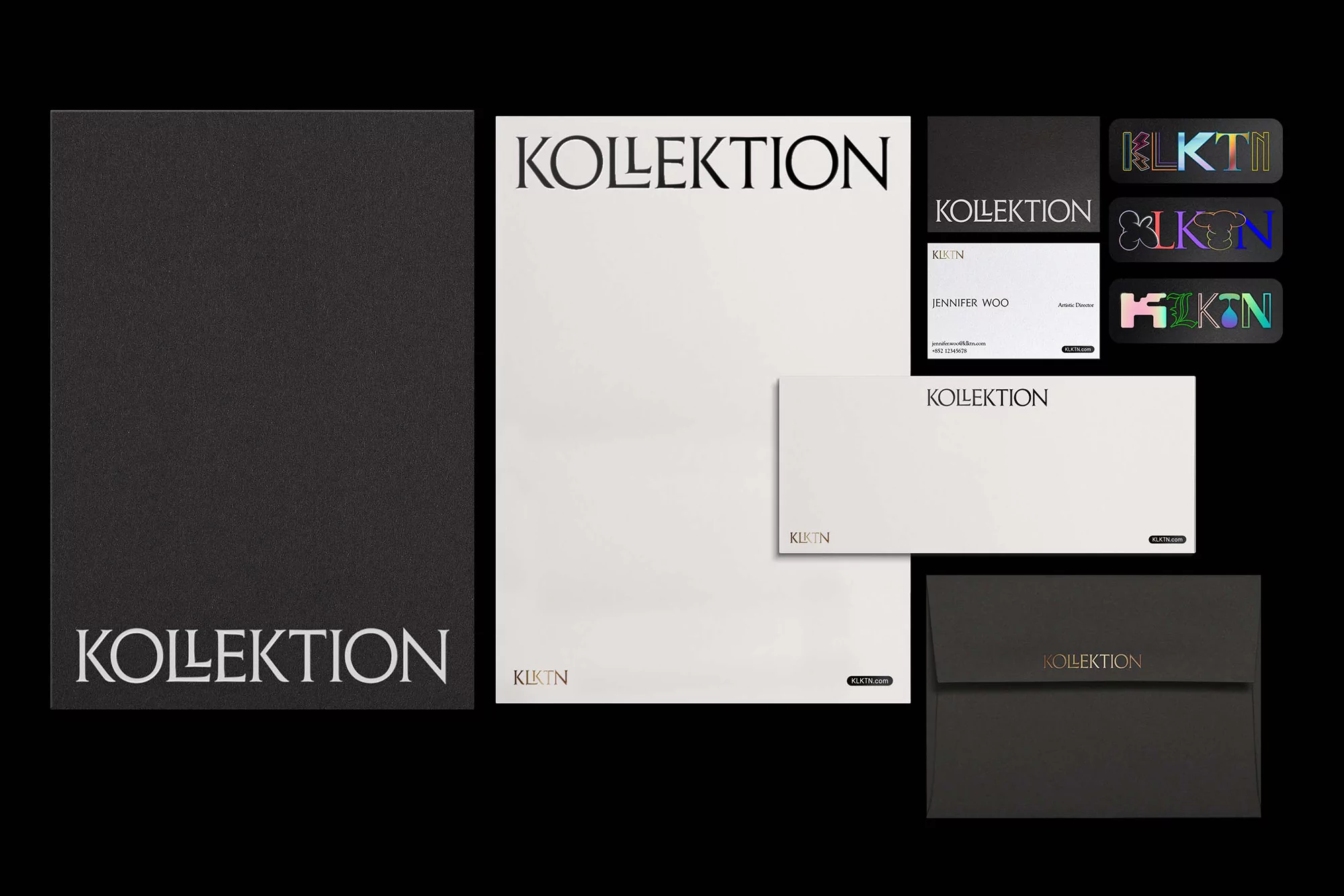 MMBP & Associates’ eclectic identity for KLKTN balances mass typography and modern technology