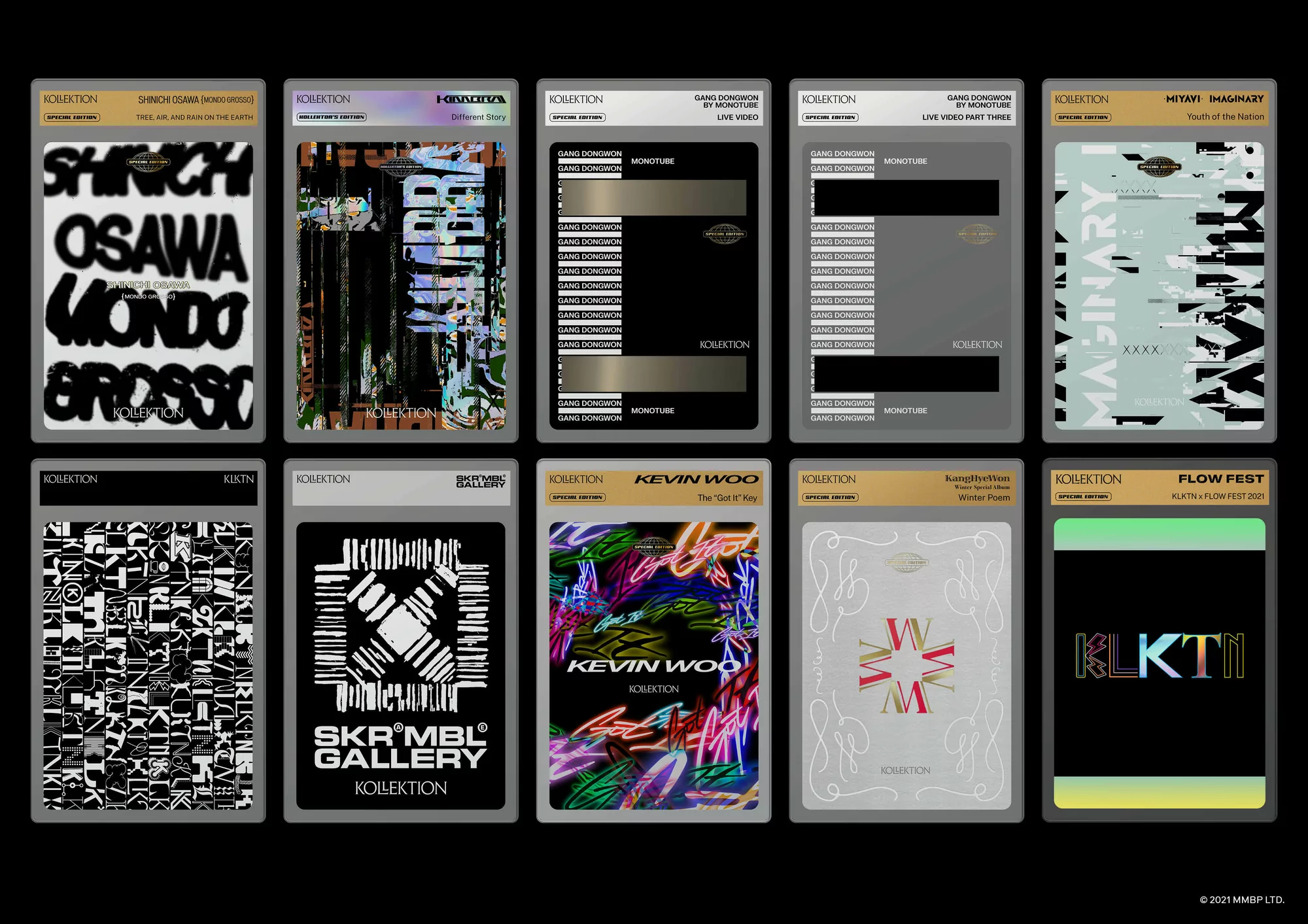 MMBP & Associates’ eclectic identity for KLKTN balances mass typography and modern technology